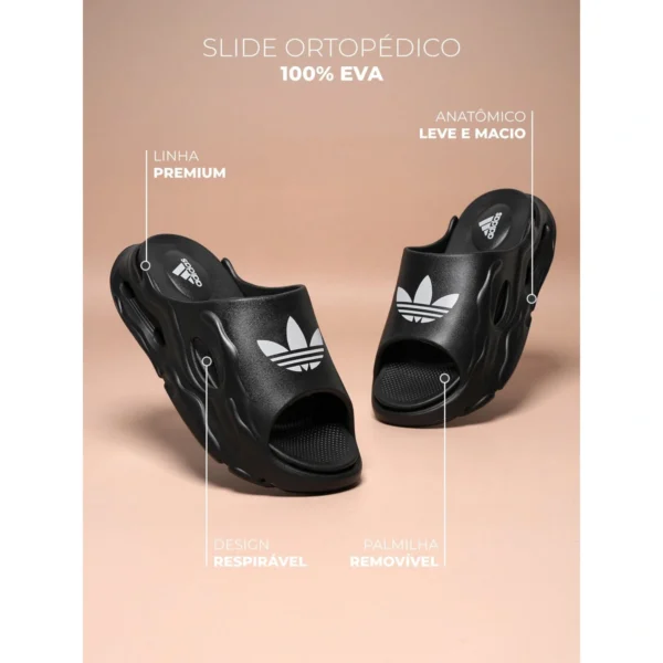 Chinelo Masculino Nuvem Adidas Palmilha Removível - Image 4