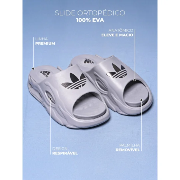 Chinelo Masculino Nuvem Adidas Palmilha Removível - Image 13